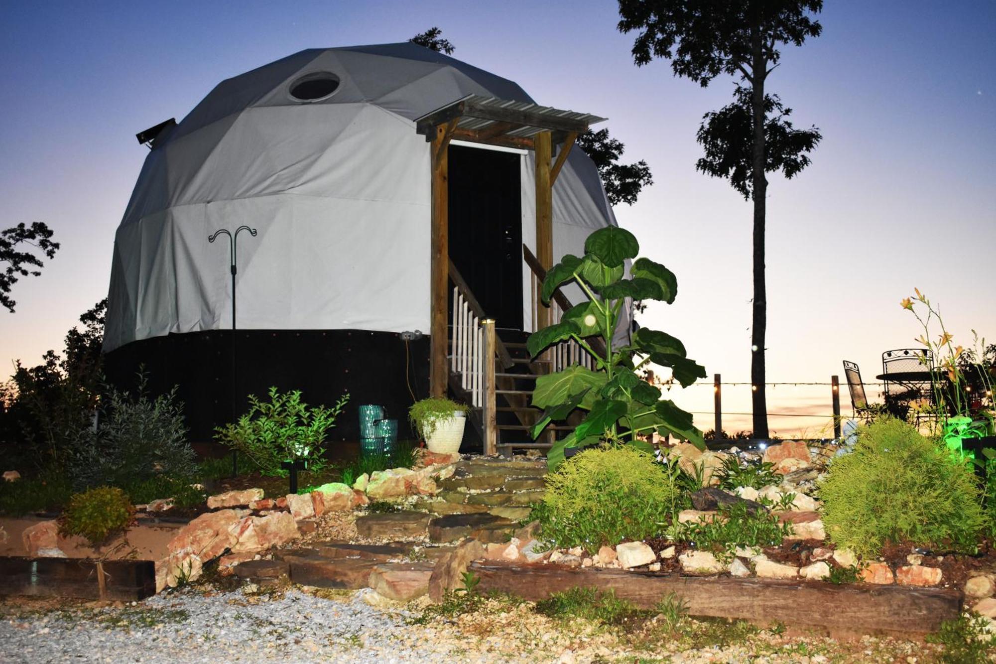 Hotel Waterfront Luxury Glamping Dome Rogersville Zewnętrze zdjęcie